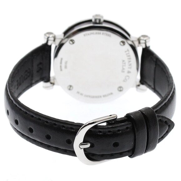 TIFFANY&Co. Atlas Dome Z1300.11.11A10A71A black Dial Quartz Ladies Watch - Picture 8 of 11
